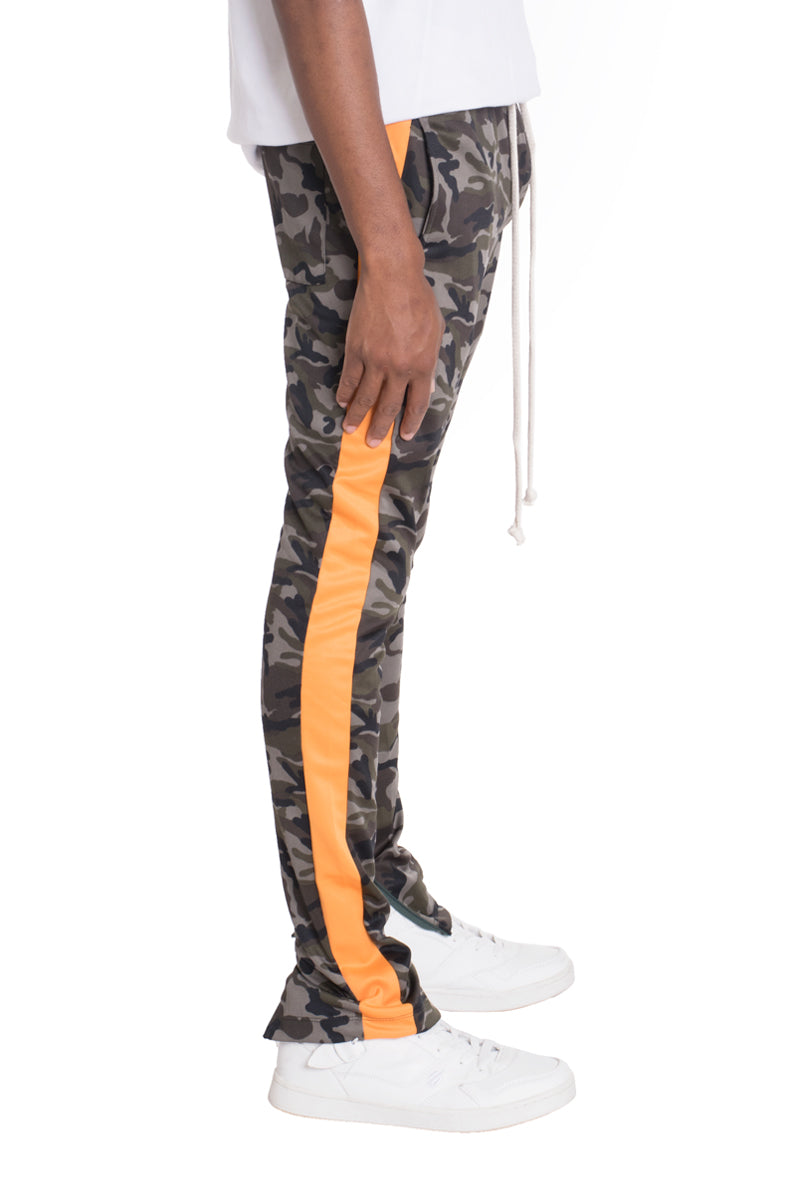 CAMO SIDE STRIPE TRACK PANTS