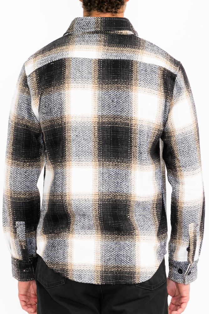 
                  
                    Load image into Gallery viewer, Wool Blend Flannel Shacket
                  
                