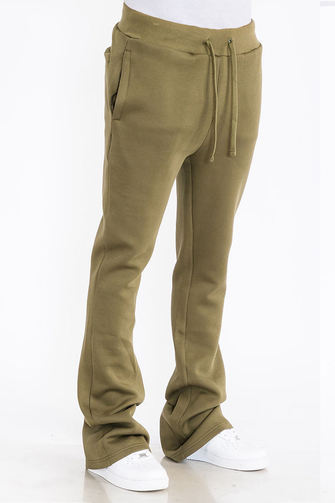 
                  
                    Load image into Gallery viewer, Stacked Flare Fleece Sweat Pants
                  
                