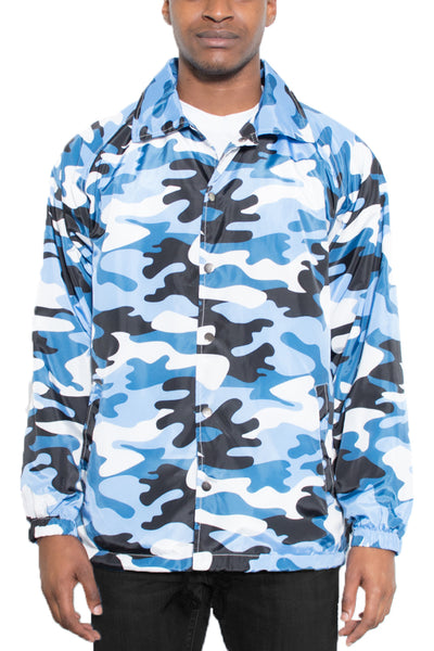 Camo Coachs Jacket – WEIV -Los Angeles