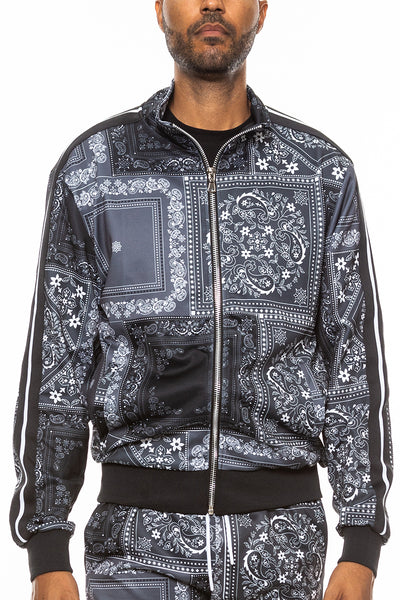 Paisley All Over Print Track Jacket – WEIV -Los Angeles